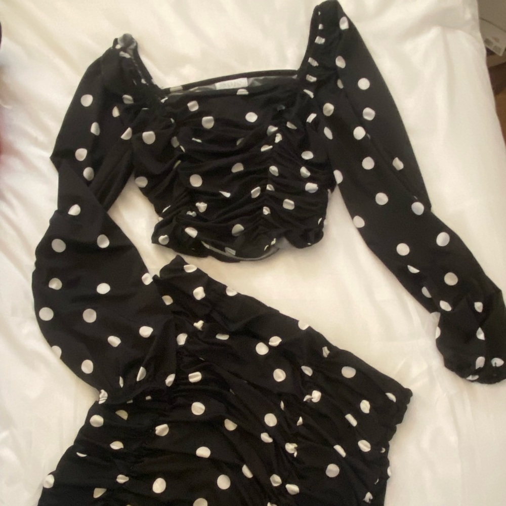 Polka Dot Skirt Set